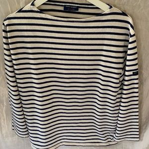 St James Boat Neck Stripe Unisex  Shirt